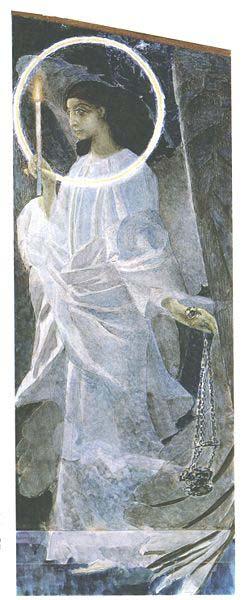 Mikhail Vrubel Angel with Censer and Candle oil painting image